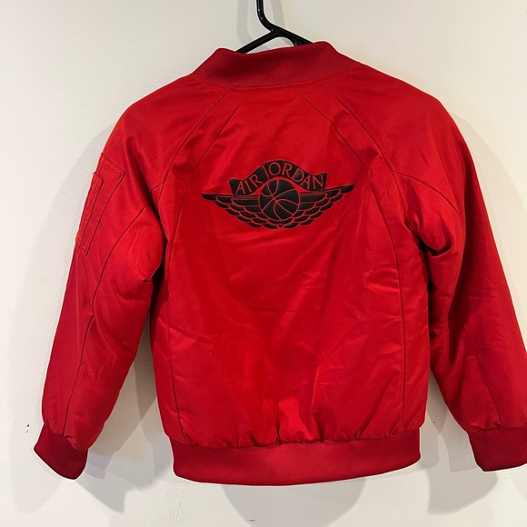 Jordan Red Bomber Jacket - Picture 2 of 3